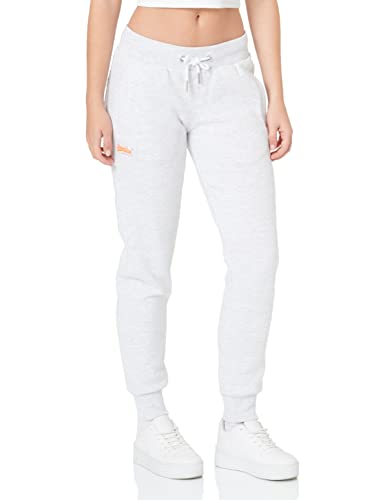 Image of Superdry Women's Orange Label Joggers Sports Trousers Not Applicable, Grey (Ice Marl 54g), 10 (Manufacturer Size: 8)