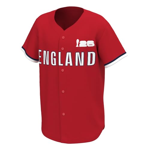 Image of Outerstuff FIFA World Cup 2026 Mens Short Sleeve Button Front Baseball Jersey