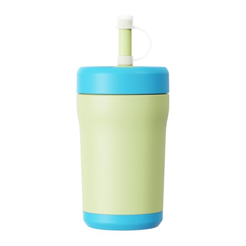 Image of Sursip Toddler Cups Spill Proof with Straw and Lid, 12oz Sippy Cups