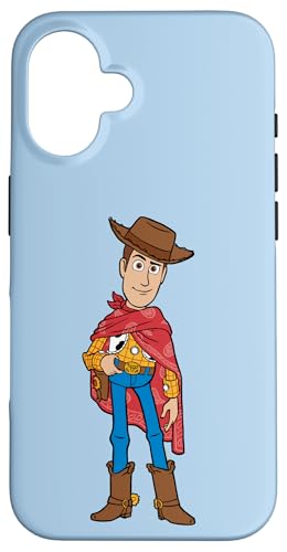 Coque iPhone 16 Toy Story 5 Woody antichoc en polycarbonate
