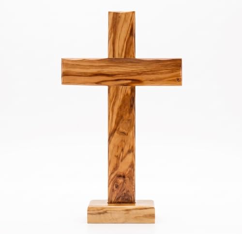 Spiretro Handcrafted Olive Wood Cross from...