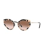 miu miu 0mu 08xs 53 07d0a6, occhiali da sole unisex-adulto, multicolore (multicolore), taglia unica