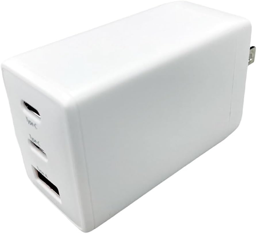 Amazon | HIDISC USB充電器 PD65W 3台同時 急速充電 HD-AC3P65WH