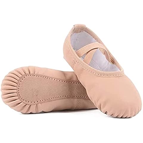 TETSUO Girls Light Pink Ballet Slippers Cover