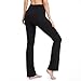 Yoga Pants For Women Best Black Leggings straight leg 32" Inseam Length Regular & Plus Size (L)