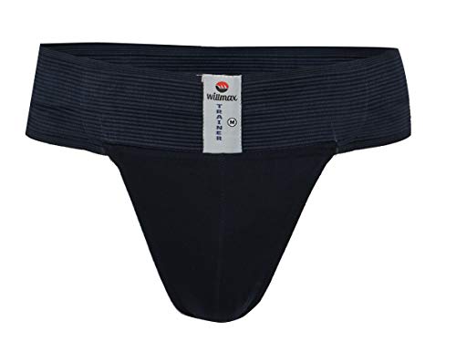 Wmx Gym Cotton Supporter Back Covered With Cup Pocket Athletic Fit Brief Multi Sport Underwear (Tra, Navy Xl) #TOP1