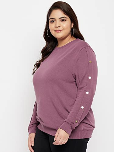 Image of AUSTIVO Women Solid Sweatshirt