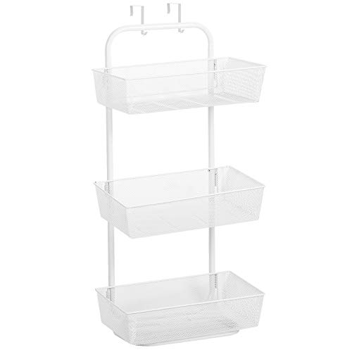 Nex Over The Door Organizer, 3 Tier Pantry Door Organizer, Hanging Baskets For Organizing, Pantry Storage Wire Baskets For Hanging Cans, Spice, Fruit, Body Wash, For Kitchen, Bathroom, Closet #TOP30