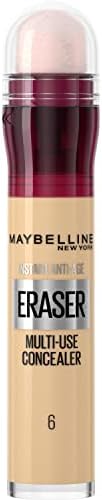Maybelline Instant Anti Age Eraser Eye Concealer, Dark Circles and Blemish Concealer, Ultra Blendable Formula, 00 Ivory (Packging may vary)