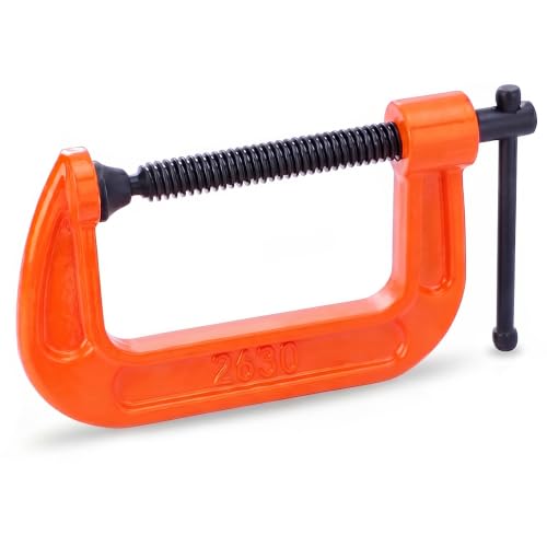 Image of Pony Jorgensen 2630 3-Inch C-Clamp, Orange