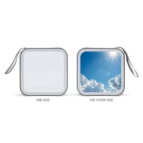 Carpeta de almacenamiento Clean Sky con cremalleras resistentes para 40 CD 8