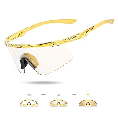 SCVCN Photochromic Cycling Glasses, UV400 Protecti...