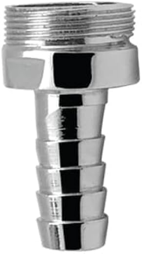 A4ARRIYAN Nozzle Pipe Connector Tap Adaptor for Garden Hose – Washing Machine Faucet Fitting Attachment Chrome-Plated Wate...