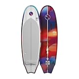Hyperlite Landlock Longboard-Inspired Wake Surf Board - for Beginners to Intermediate Riders - Catching All Waves Behind The Boat - 5’9"