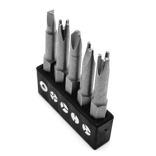 Ohiy 11041 Special Shaped Screwdriver Insert Bits Set In 5 Different Shapes U-Shape thumb #1