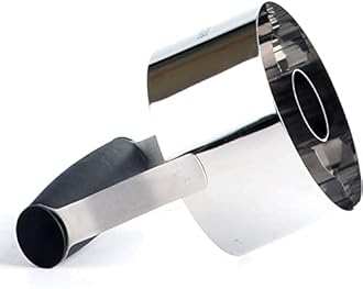 HULISEN Donut Cutter with Removable Center, 3.5" Stainless Steel Doughnut Cutter with Soft Grip Handle, Donut Cookie Cutters for Baking