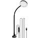 Produktbild ENUOTEK LED Leselampe Bett Schwanenhals Nachttischlampe Arbeitsleuchte Magnet Dimmbar mit Magnetfuß und USB Netzkabel Länge 3 Meter für Grillen, Werkstatt, Schlafzimmer Beleuchtung