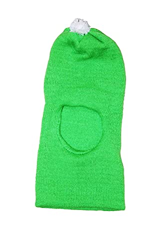 Image of Okara Kids Comfort Colourful Winter Woollen Monkey Cap Pack of 2 (Red,Pink, 1-2 Years)