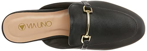 Mule, Via Uno, Feminino Preto, 39