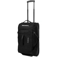 Eddie Bauer Traverse Luggage | Roller Wheels | Telescoping Handle | Travel | Vacation | Ripstop Nylon - Black, 22"