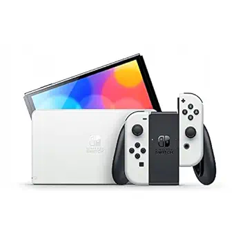 Nintendo Switch (OLED model) w/White Joy-Con (Renewed Premium)