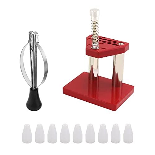 QWORK Watch Puller Remover, Watch Hand Press Lifter Puller Plunger Remover Set, Watch Plunger Puller Hand Lifter Set, Watch Repair Tool