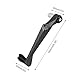Gegong 7/8 Zoll Universal Aluminiumlegierung Lenkerbremsprotektor für Motorräder Elektroautos Mountainbikes (Schwarz)