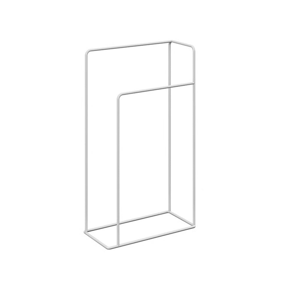 towel rail Floor-standing Bathroom Towel Rack Storage Clothes(White,Small)