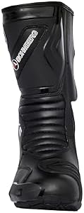 Bohmberg Bottes De Moto CENTURIO - Bottes Cuir Hydrofuges Avec Protections Urbaines Et Racing