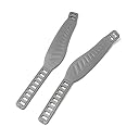 Life Fitness Stationary Bikes Long Gray Pedal Straps | (2" W x 12-1/2" L) Universal for Excersise Bike Bicycle Cycle Home Gym Life Cycle | Fits Most Bike Pedals | Heavy Duty Adjustable Str gallery image