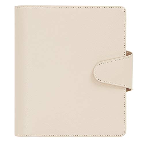 kikki.K Planificador personal de piel, tamaño mediano, color almendra, 11512901