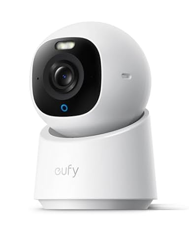 Kamera wewnętrzna eufy E30, najnowsza generacja, kamera bezpieczeństwa 4K UHD, 360 stopni obrotu i pochylenia, noktowizor w kolorze, automatyczne śledzenie ludzi/zwierząt, kompatybilny z Homekit