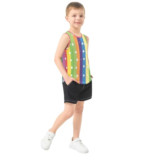 Boys' Tank Top Shirts Quick-Dry Ice Silk Fabric with Breathable Athletic Vest4