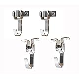 KKlewu ステンレス鋼製 スイング フック 4枚セット 壁掛け 天井 フック ネジフック 垂直 水平 吊りフック フレックス フック (180°回転)