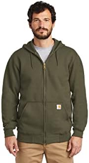 CarharttmensLoose Fit Midweight Full-Zip SweatshirtMossSmall