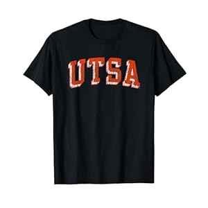 Texas San Antonio Roadrunners Retro Arch Logo T-Shirt