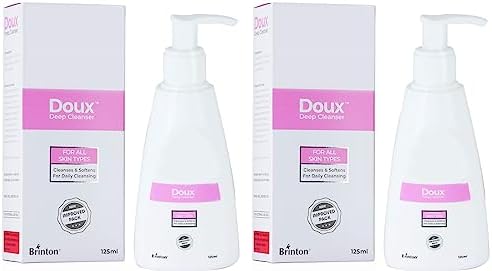 Brinton Doux Deep Cleanser, Face Cleansing Cream, 125 ml | For All Skin Types x Pack of 2
