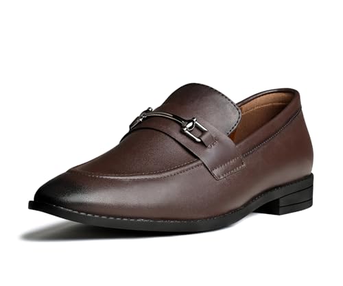 Image of LOUIS STITCH Men's Shoes Slipon Style Comfortable Moccasins with Buckle for Men - RGMCAB