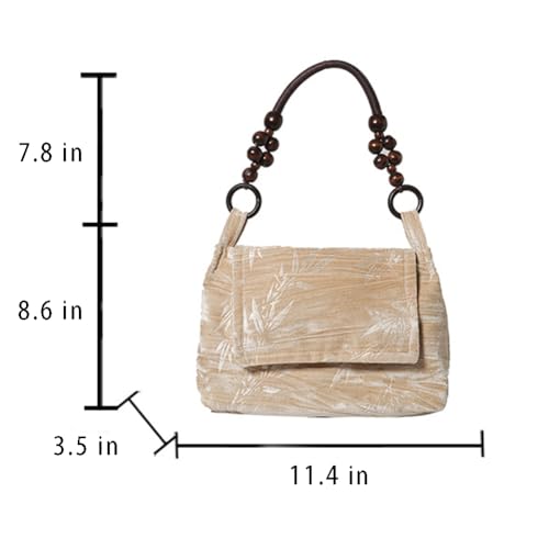 Farm4Far Women Velvet Velour Stiff Shoulder Evening Crossbody Bag4