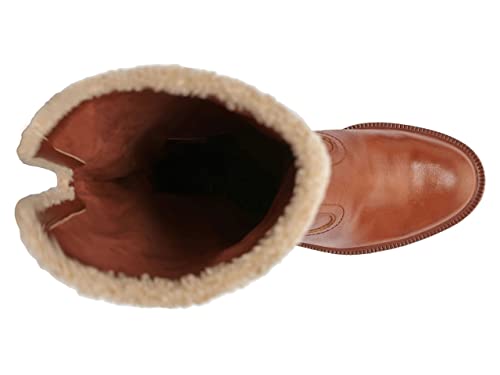 Vince Camuto Gambrel Warm Caramel Pull On Block Heel Fur Lined Over Knee Boot (Warm Caramel, 7) #TOP3