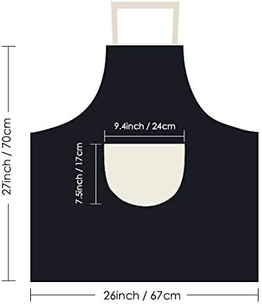 Miniatura 2 de OFFbb-USA Turkey Currency Symbol Lira Try Apron Bib Sarong Cooking Baking Kitchen Pocket Pinafore