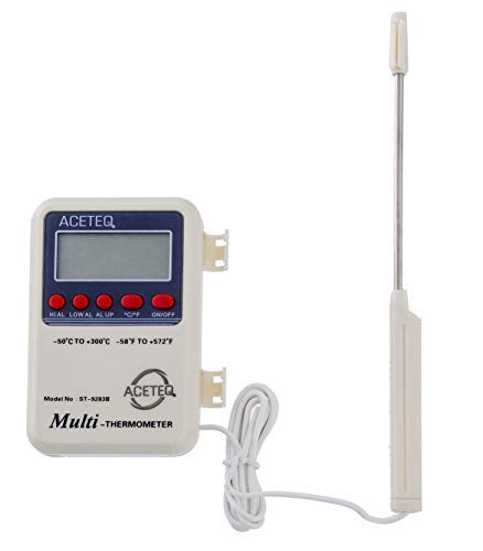 See full amazon price history chart for PIPER INDUSTRIAL THERMOMETER LCD PORTABLE DIGITAL MULTI-THERMOMETER (WITH EXTERNAL SENSING PROBE) PIPER INDUSTRIAL THERMOMETER LCD PORTABLE DIGITAL MULTI-THERMOMETER (WITH EXTERNAL SENSING PROBE) (B07XH17P86) Amazon Price History, Amazon Price Tracker