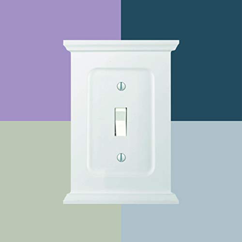 Amerelle Transitional White 3-Rocker Mantel Wallplate #TOP15