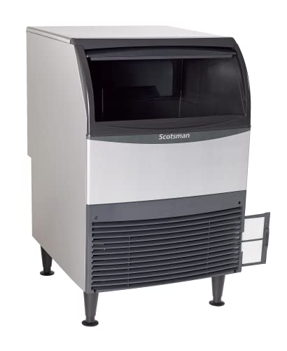 Scotsman Uf424A-1 Flake-Style Air Cooled Ice Maker Machine With Bin, 80-Pound Capacity, Stainless Steel, 115-Volts, Nsf #TOP2