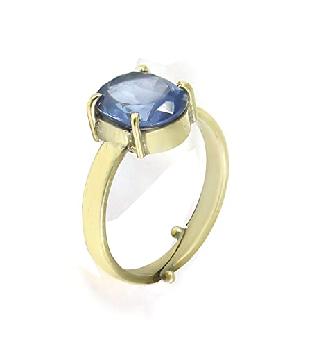Bague en saphir bleu de qualité supérieure A+ pour homme