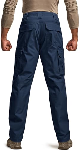 Image of CQR Men's Tactical Pants, Water Resistant Ripstop Cargo Pants, Lightweight EDC Work Hiking Pants, Outdoor Apparel