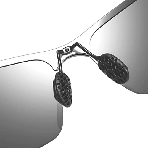 Óculos De Sol Masculino Lente Polarizada Preto Leve e Confortável Caminhada Passeio UV