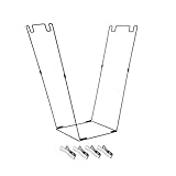 MonoSora Garten-Müllsackregal für 30-45 Gallonenbeutel, Kunststoff-Laubabfallhalter mit Clips,...