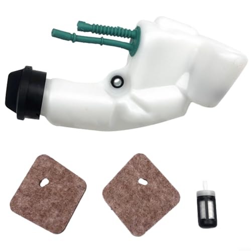 Fauhapyway Réservoir de carburant compatible avec débroussailleuse FS38 FS45 FS46 FS55 KM55, comprend des filtres à air 4232 350 0411