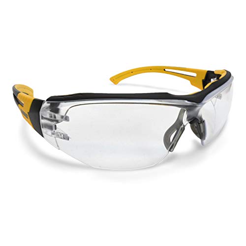 Safety Eyewear - Black Frame - Clear Anti-Fog Lens 31O2wMCdA0L. SL500 - Safety Eyewear - Black Frame - Clear Anti-Fog Lens